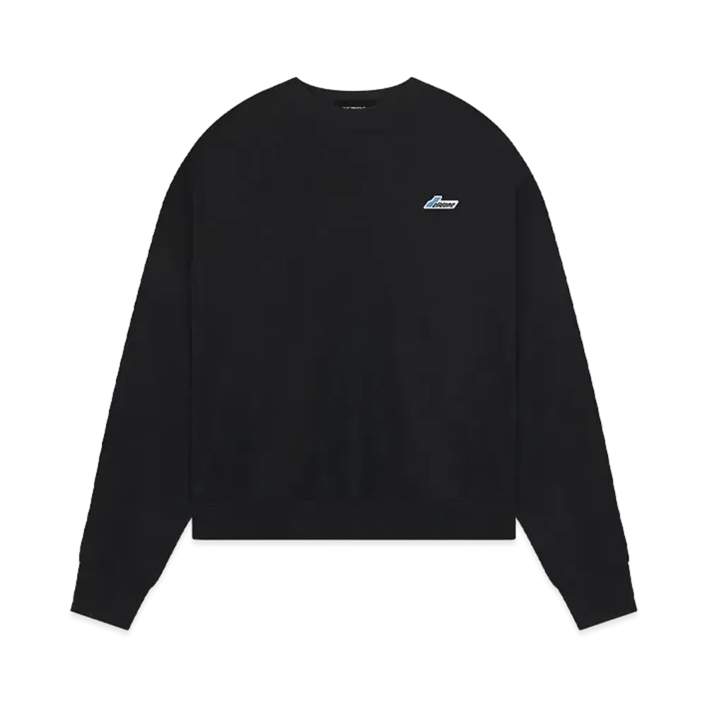 WE11DONE Embroidered Wappen Sweatshirt "Black"