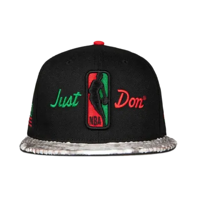 Just Don Juneteeth Cap "Black/White"