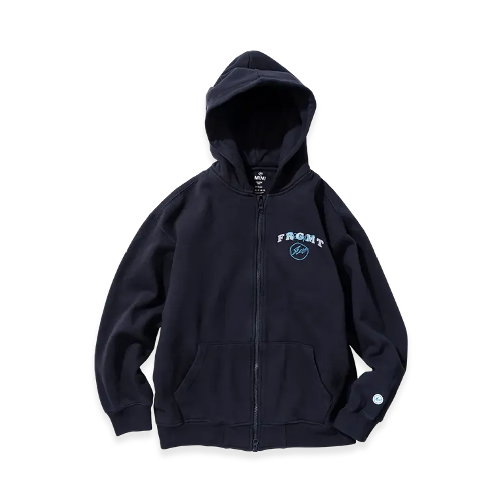 FRGMTMINI Mini Logo Zip Up Hoodie "Navy"