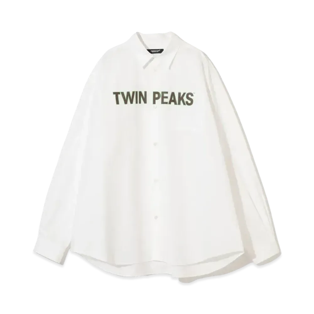 UNDERCOVER Twin Peaks Cotton Typewriter Shirt "White"
