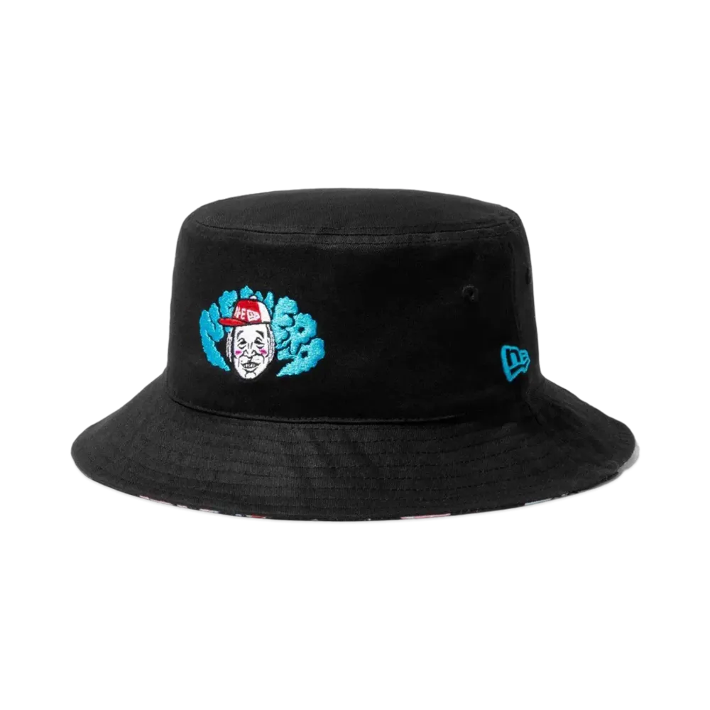NEW ERA x Cookie! Bucket 01 Reversible "Black/Multi Logo"