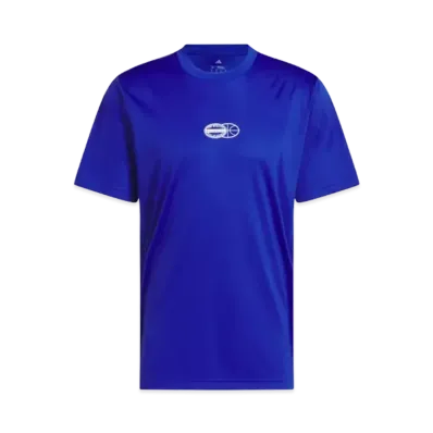 adidas Get Buckets Graphic Short Sleeve T-shirt "Royal Blue"