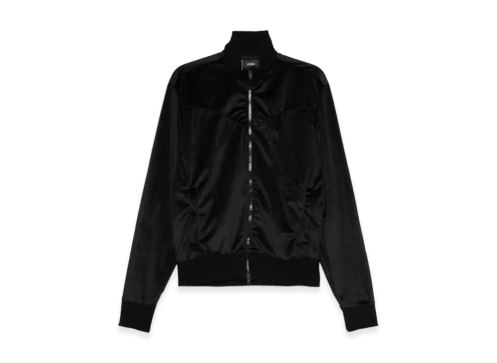 AMIRI Velour Zip Jacket "Black"