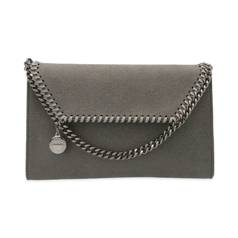 STELLA McCARTNEY Farabela Mini Shoulder Bag "Light Gray"