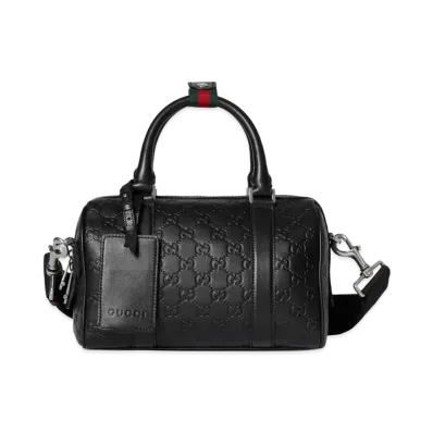GUCCI Leather Handbag "Black"