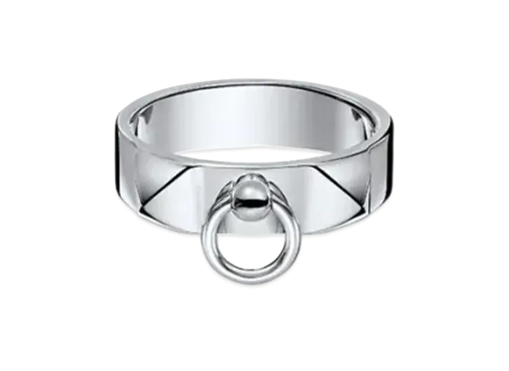 Hermes Collier De Chien Ring PM "Silver"