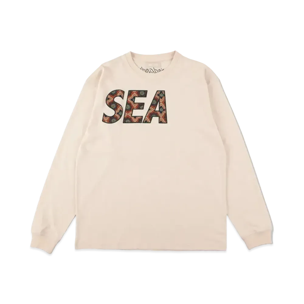WIND AND SEA (PATTERN) L/S TEE "Beige"