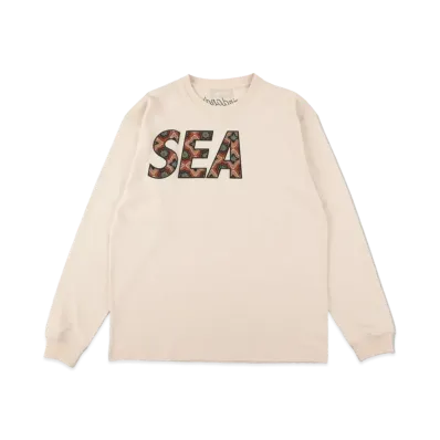 WIND AND SEA (PATTERN) L/S TEE "Beige"
