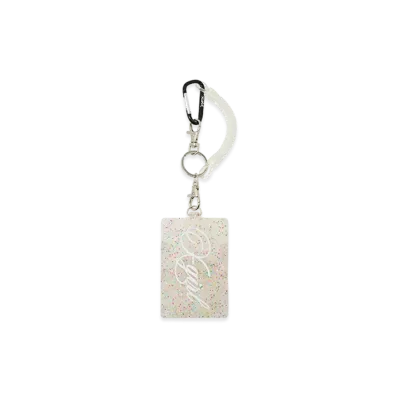 X-Girl Women's Script Logo Rubber Pass Case "Murti"