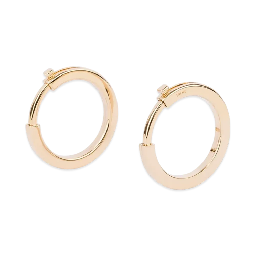 LOEWE Strap with Metallic Ring "Gold"