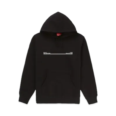 Supreme Shop Hooded Sweatshirt Japan "Black"
