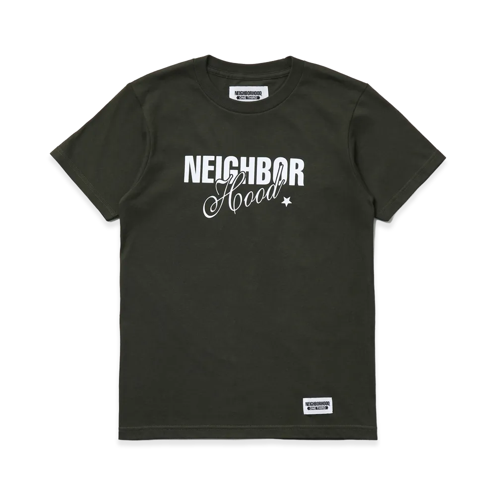 NEIGHBORHOOD One Third Kids OT . Tee SS-7 "Olive Drab"