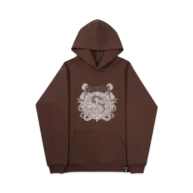 SUPPLIER Snake Emblem Hoodie "Brown"