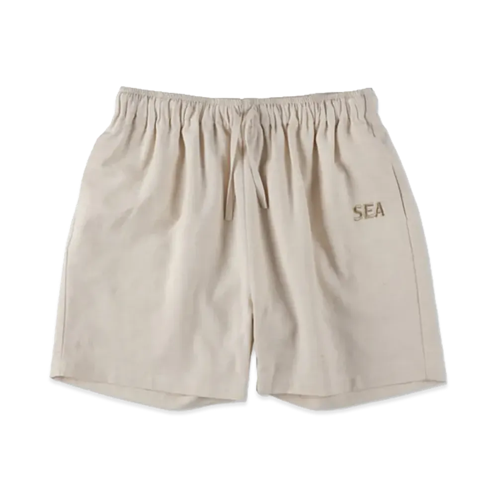 WIND AND SEA Sea Linen Short "Natural"