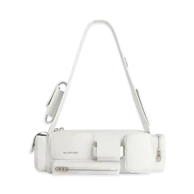BALENCIAGA Superbusy XS Sling Bag "White"