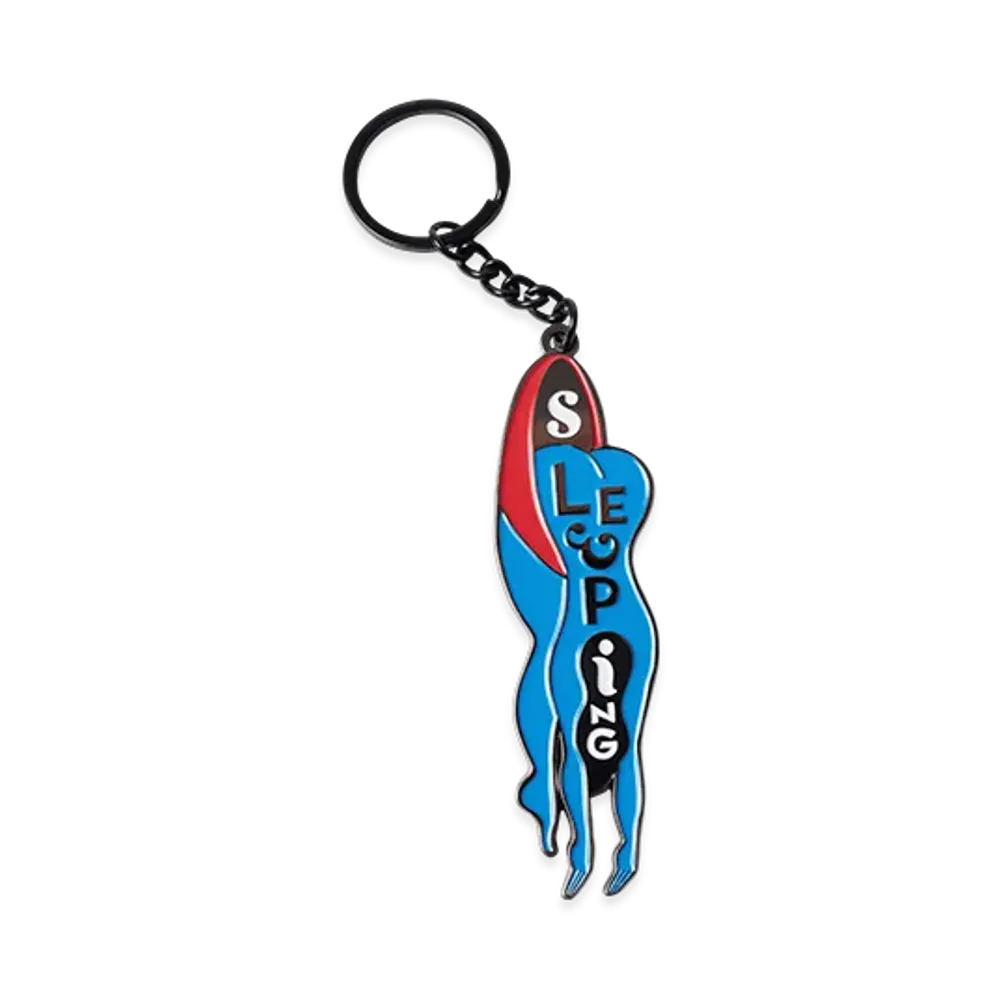 by Parra Sleeping Key Chain "Blue"