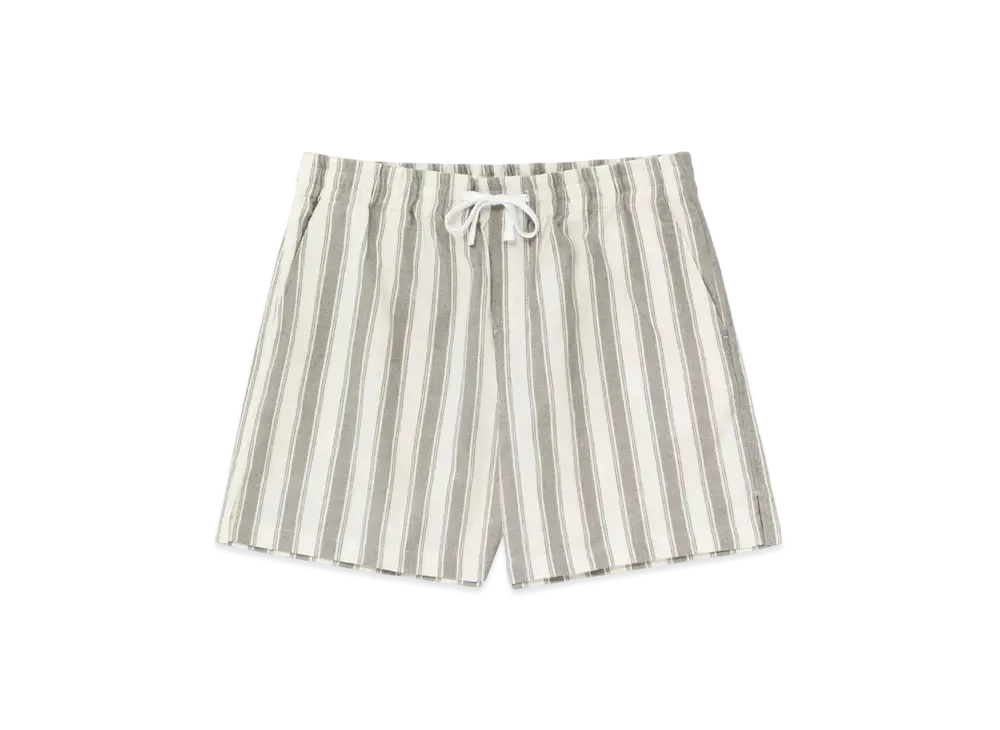 Aime Leon Dore Striped Drawstring Short "Gray"