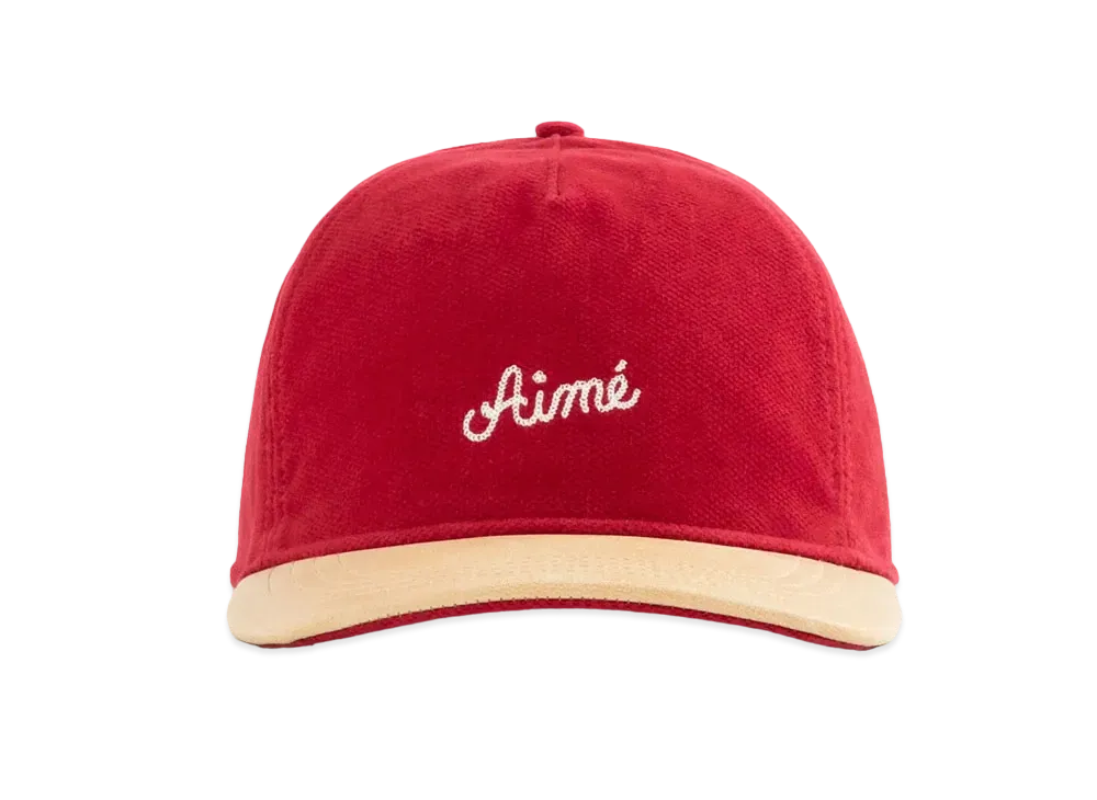 Aime Leon Dore Chain Stitch Moleskin Hat "Red"