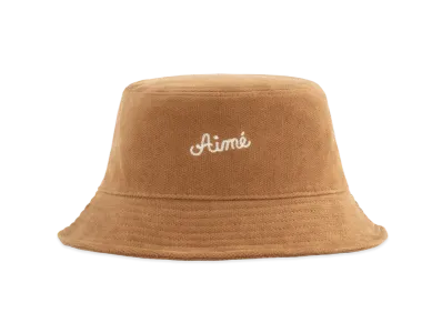 Aime Leon Dore Chain Stitch Moleskin Bucket Hat "Brown"