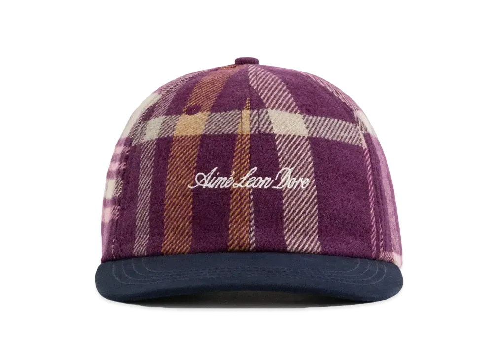 Aime Leon Dore Contrast Plaid Hat "Purple"