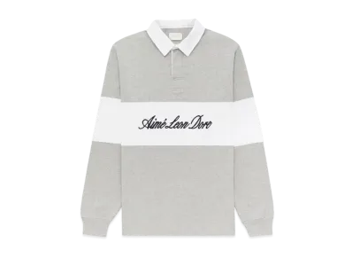 Aime Leon Dore Script Paneled Rugby "Gray"