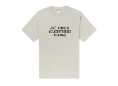 Aime Leon Dore Mulberry Exhibition Tee "Oatmeal"