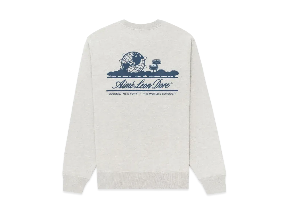 Aime Leon Dore Unisphere Crewneck Sweatshirt "Gray"