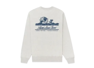 Aime Leon Dore Unisphere Crewneck Sweatshirt "Gray"