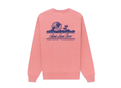 Aime Leon Dore Unisphere Crewneck Sweatshirt "Pink"