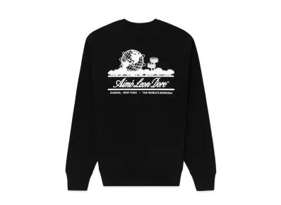 Aime Leon Dore Unisphere Crewneck Sweatshirt "Black"