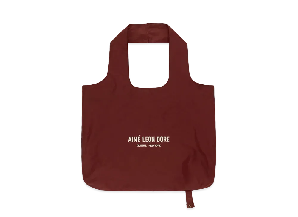 Aime Leon Dore Packable Logo Tote "Brown"