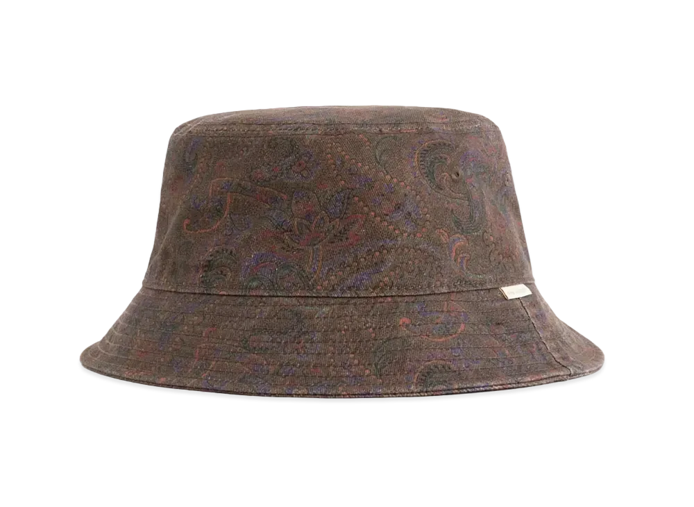 Aime Leon Dore Printed Twill Bucket Hat "Brown"