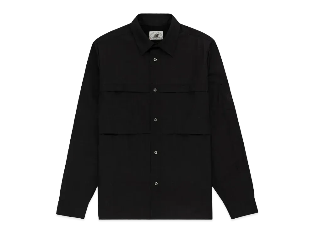 Aime Leon Dore x New Balance Windowpane Grid Shirt "Black"