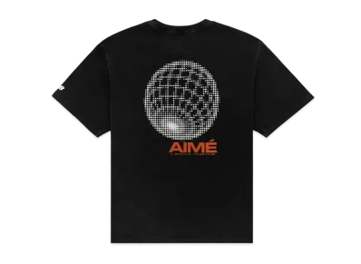 Aime Leon Dore x New Balance Geo Print Logo Tee "Black"