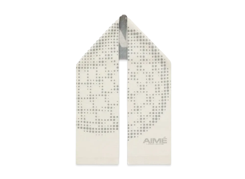 Aime Leon Dore x New Balance Geo Print Wool Scarf "White"