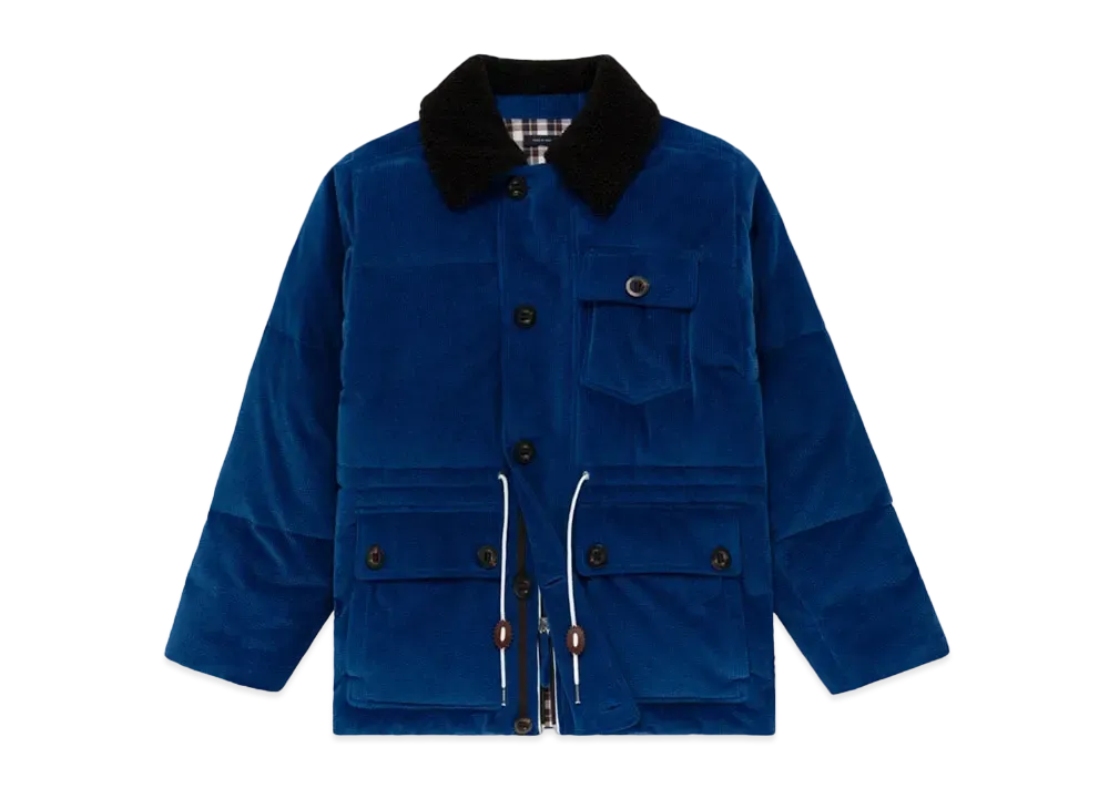 Aime Leon Dore x Drake's Corduroy Expedition Parka "Blue"