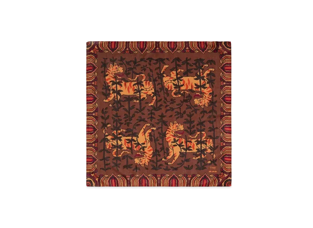 Aime Leon Dore x Drake's Graphic Bandana "Brown"