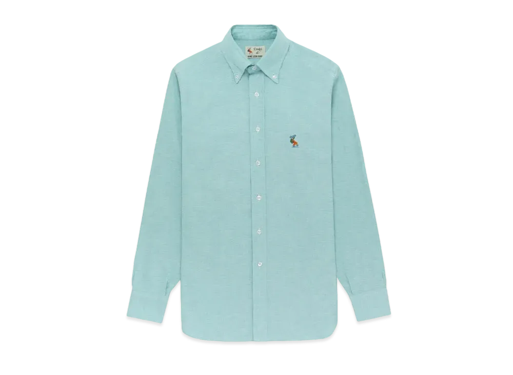 Aime Leon Dore x Drake's Oxford Shirt "Green"