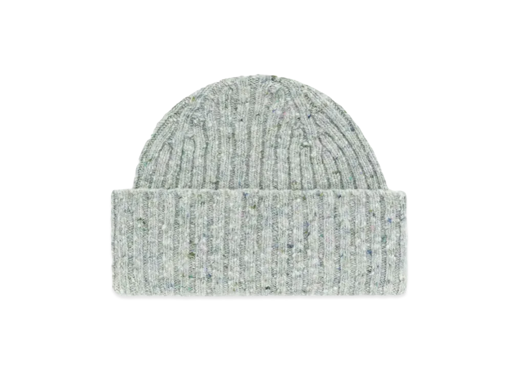 Aime Leon Dore x Drake's Donegal Ribbed Knit Beanie "Grey"