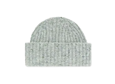Aime Leon Dore x Drake's Donegal Ribbed Knit Beanie "Grey"