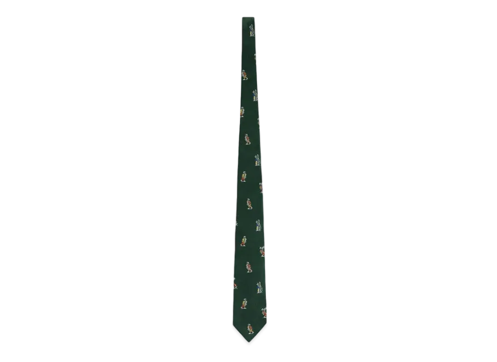 Aime Leon Dore x Drake's Graphic Tie "Green"