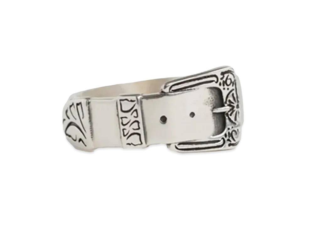 Aime Leon Dore x Drake's Sterling Silver Western Belt Ring "Silver"