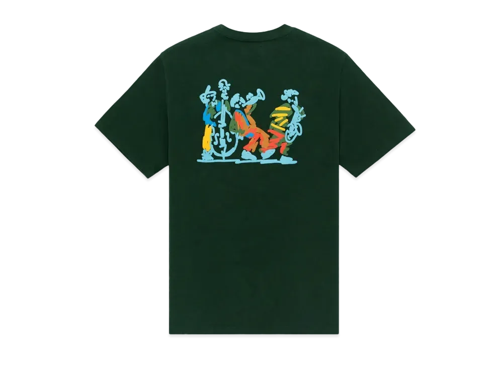 Aime Leon Dore x Drake's Blues Tee "Green"