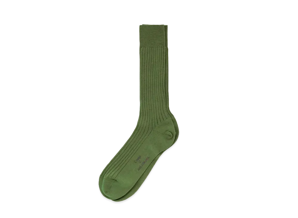 Aime Leon Dore x Drake's Dress Sock "Green"