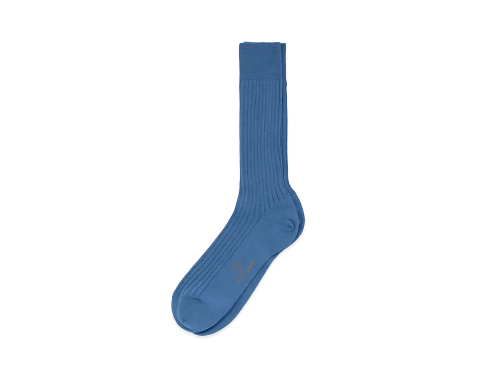 Aime Leon Dore x Drake's Dress Sock "Blue"