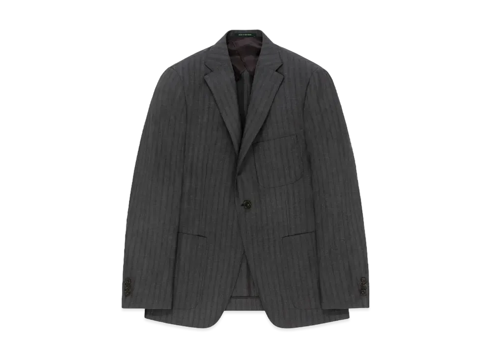 Aime Leon Dore Stripe Sport Coat "Dark Gray"