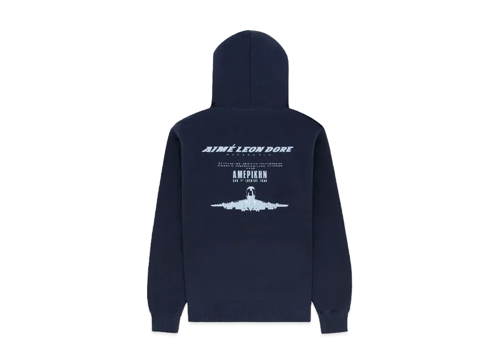 Aime Leon Dore Transatlantic Hoodie "Navy"