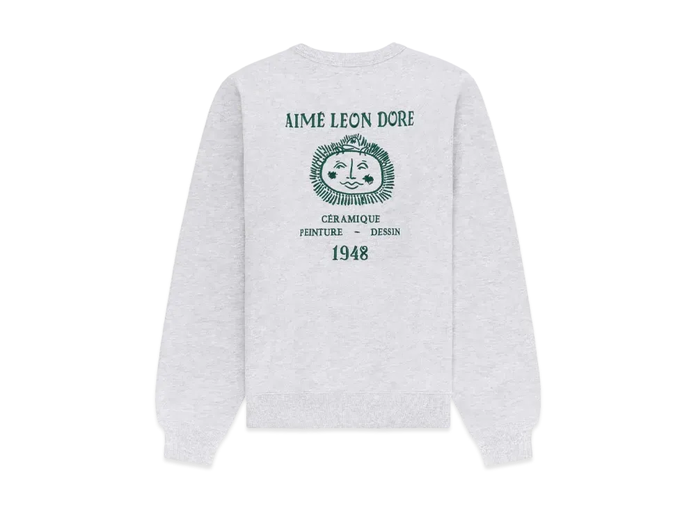 Aime Leon Dore Artiste Crewneck Sweatshirt "Grey"