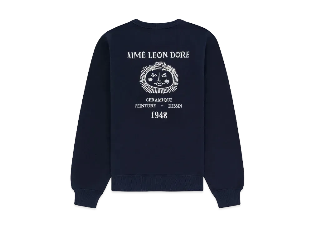 Aime Leon Dore Artiste Crewneck Sweatshirt "Navy"