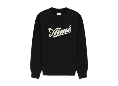 Aime Leon Dore Cycling Logo Crewneck Sweatshirt "Black"